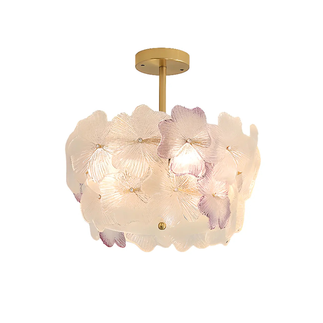 Plafonnier élégant en forme de fleur pour la décoration intérieure
