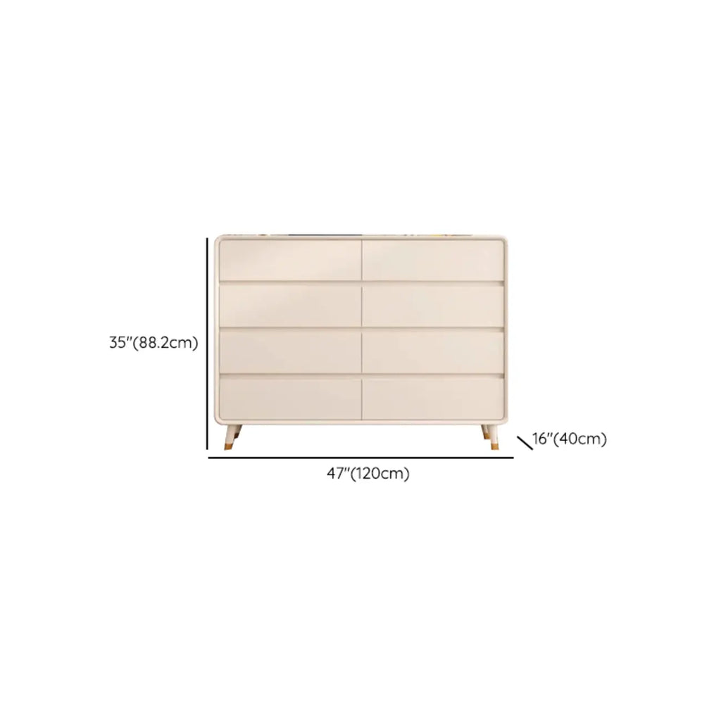 Commode d'appoint minimaliste pour usage intérieur avec plusieurs tiroirs