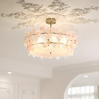 Plafonnier élégant en forme de fleur pour la décoration intérieure
