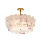 Plafonnier élégant en forme de fleur pour la décoration intérieure
