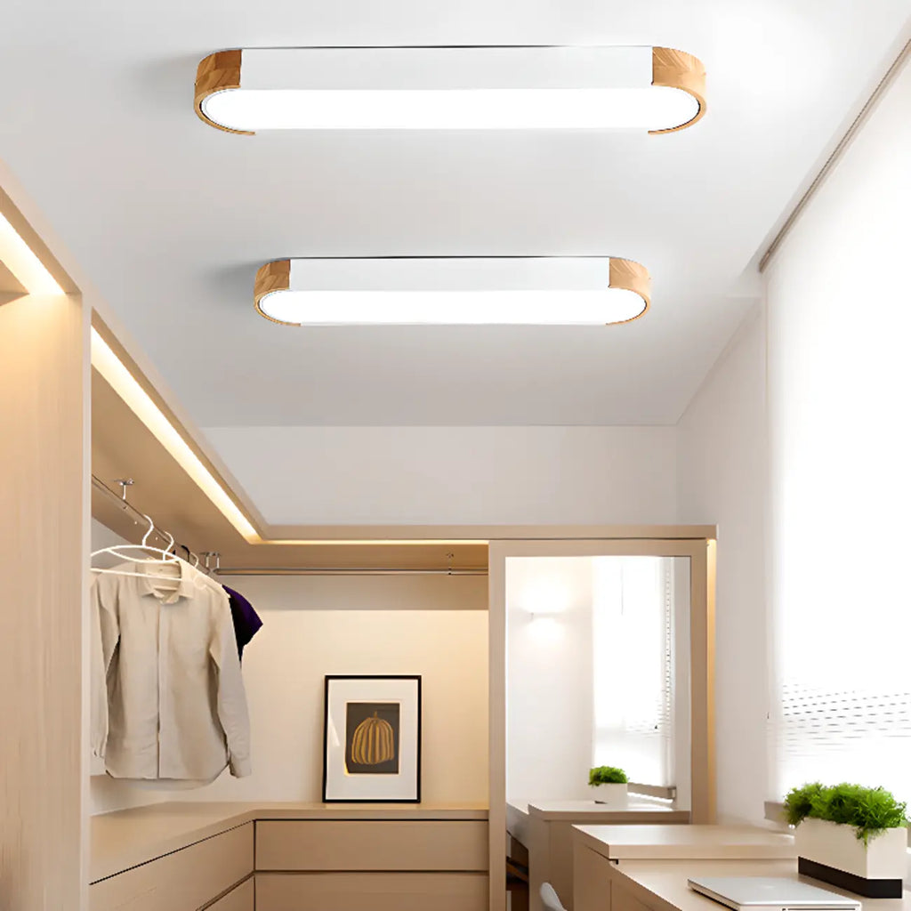Plafonnier LED moderne encastré pour espaces résidentiels