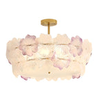 Plafonnier élégant en forme de fleur pour la décoration intérieure