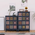 Meuble moderne du milieu du siècle avec motifs décoratifs pour la maison