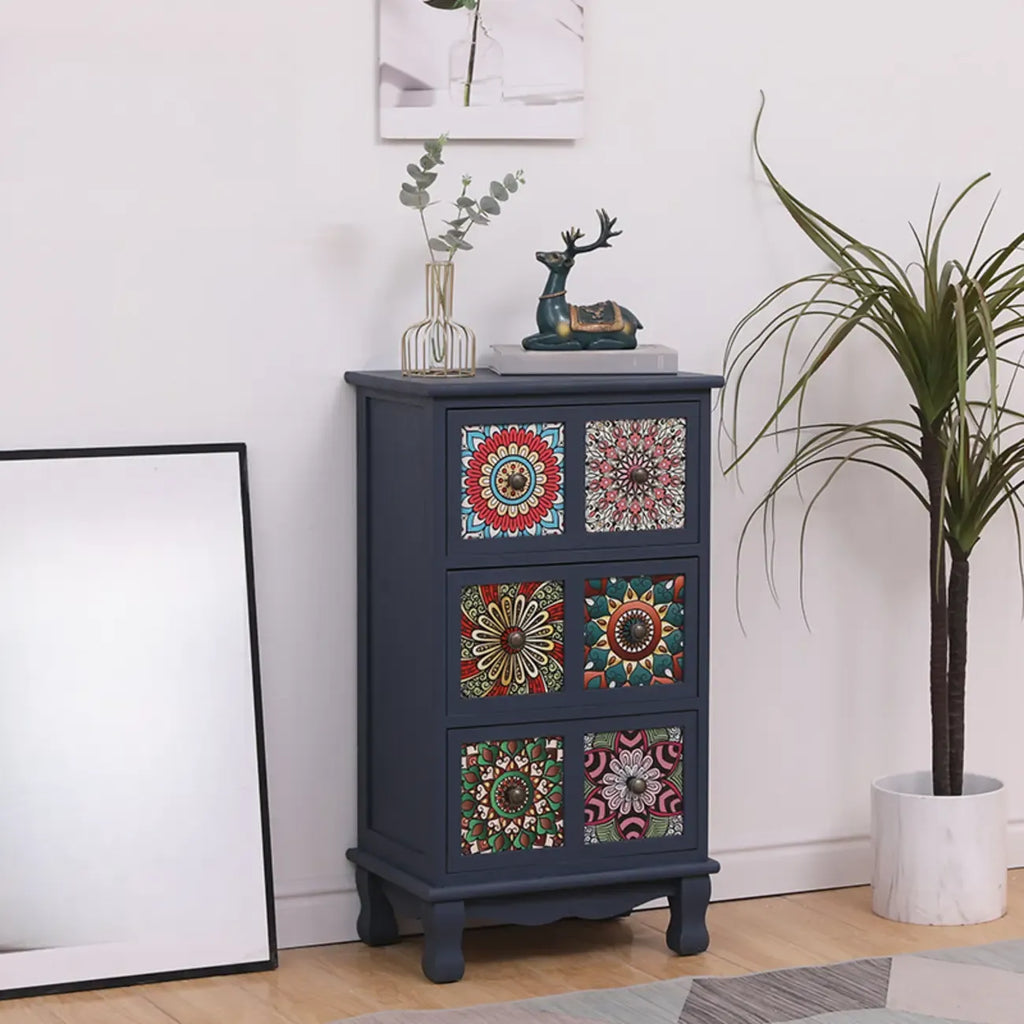 Meuble moderne du milieu du siècle avec motifs décoratifs pour la maison