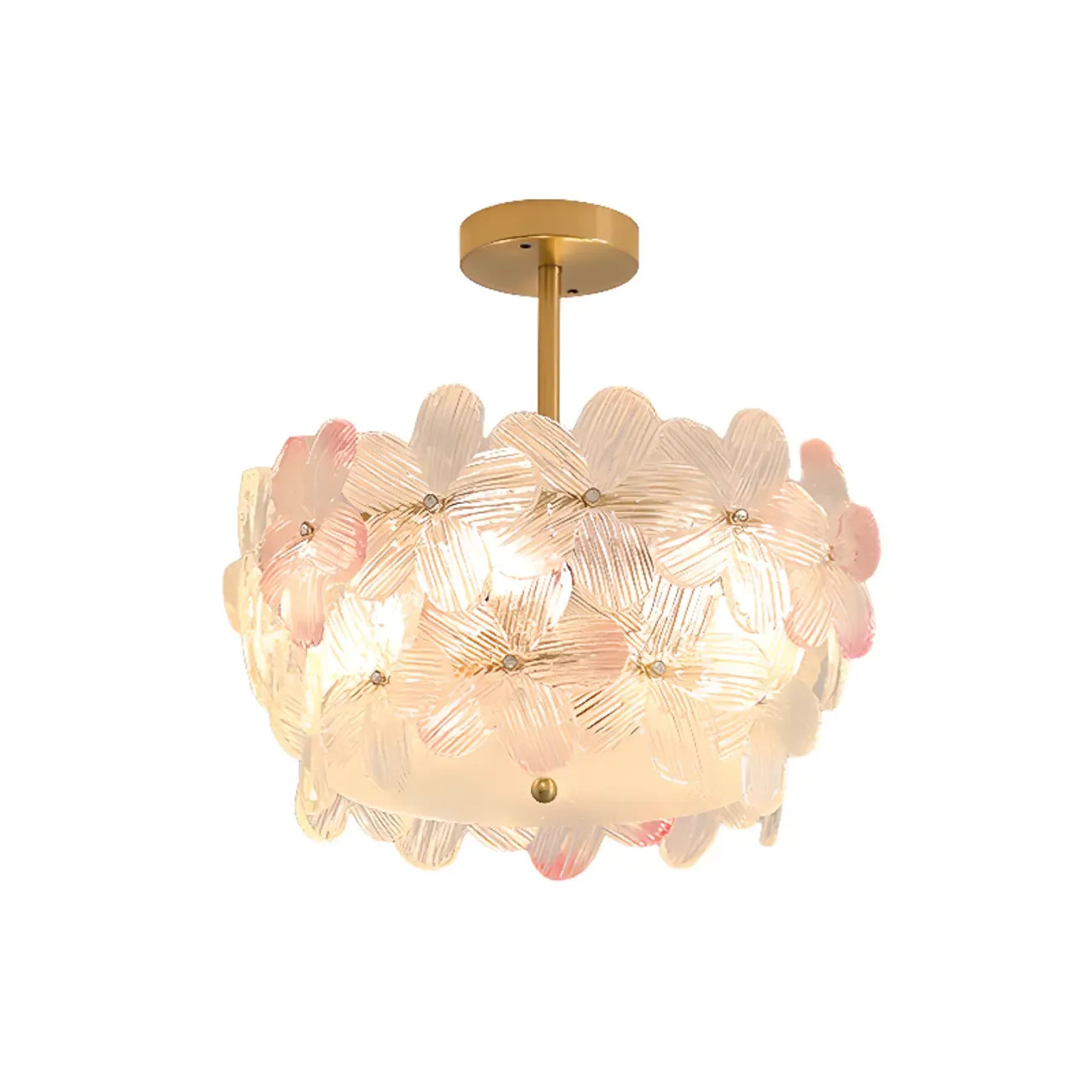 Plafonnier élégant en forme de fleur pour la décoration intérieure