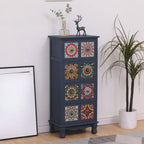 Meuble moderne du milieu du siècle avec motifs décoratifs pour la maison