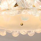 Plafonnier élégant en forme de fleur pour la décoration intérieure