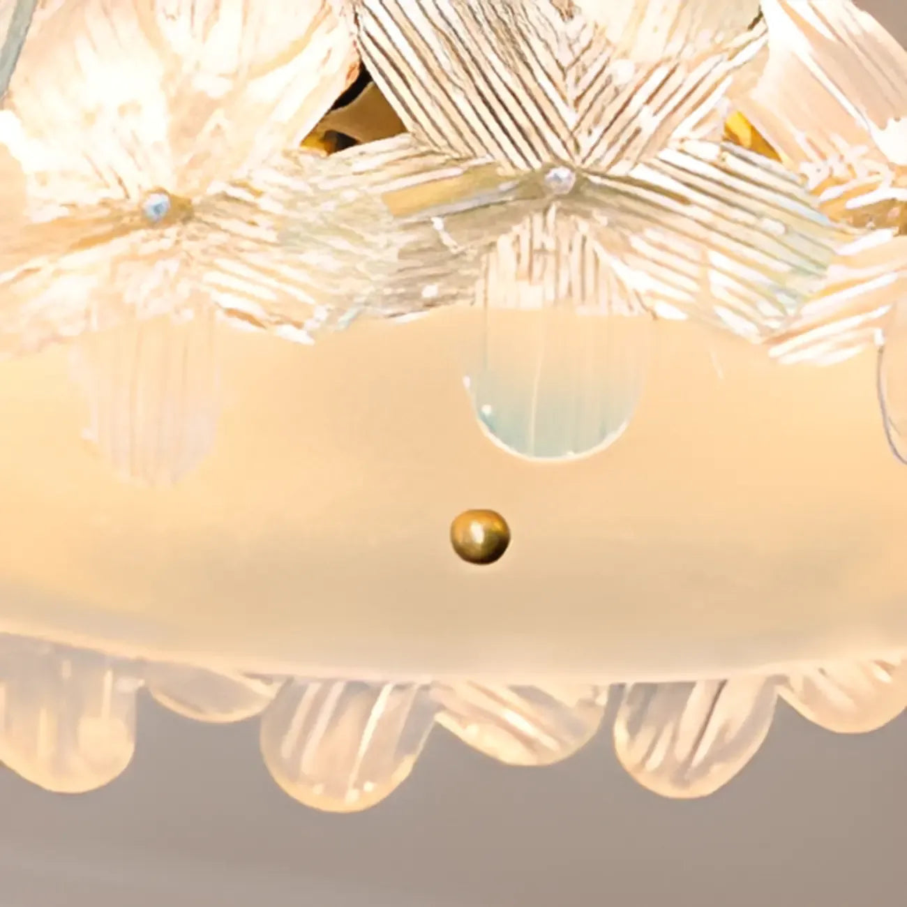 Plafonnier élégant en forme de fleur pour la décoration intérieure