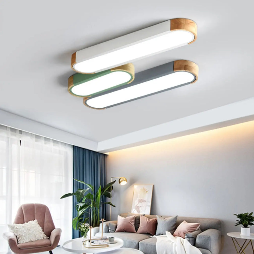 Plafonnier LED moderne encastré pour espaces résidentiels