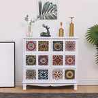 Meuble moderne du milieu du siècle avec motifs décoratifs pour la maison