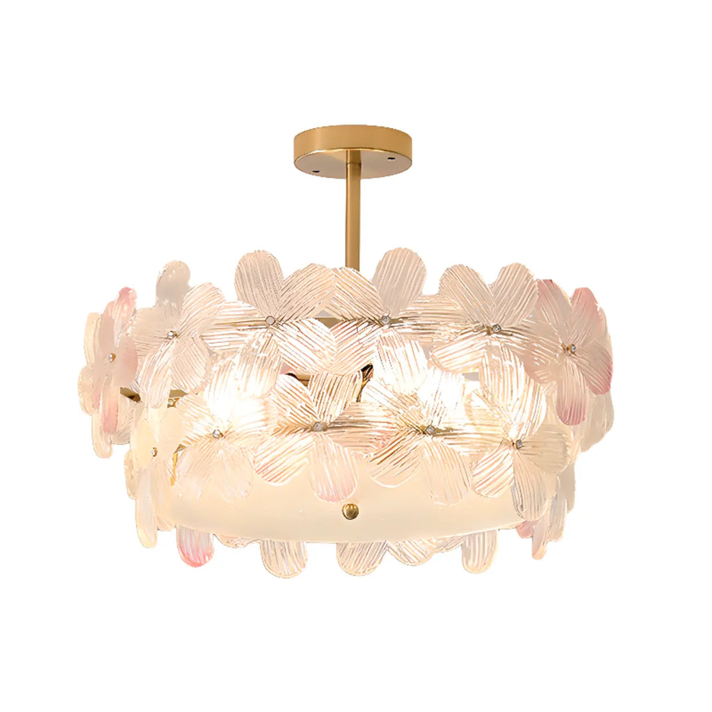 Plafonnier élégant en forme de fleur pour la décoration intérieure