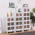 Meuble moderne du milieu du siècle avec motifs décoratifs pour la maison