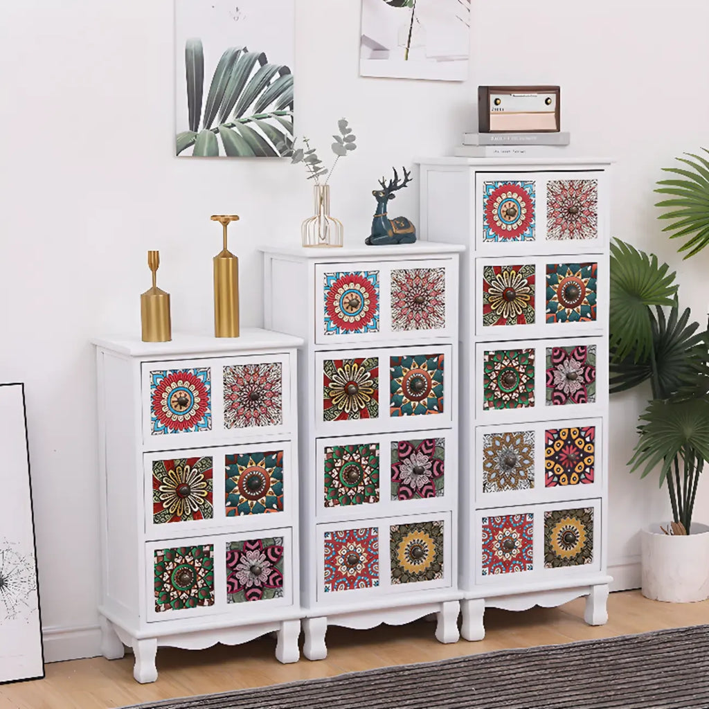 Meuble moderne du milieu du siècle avec motifs décoratifs pour la maison