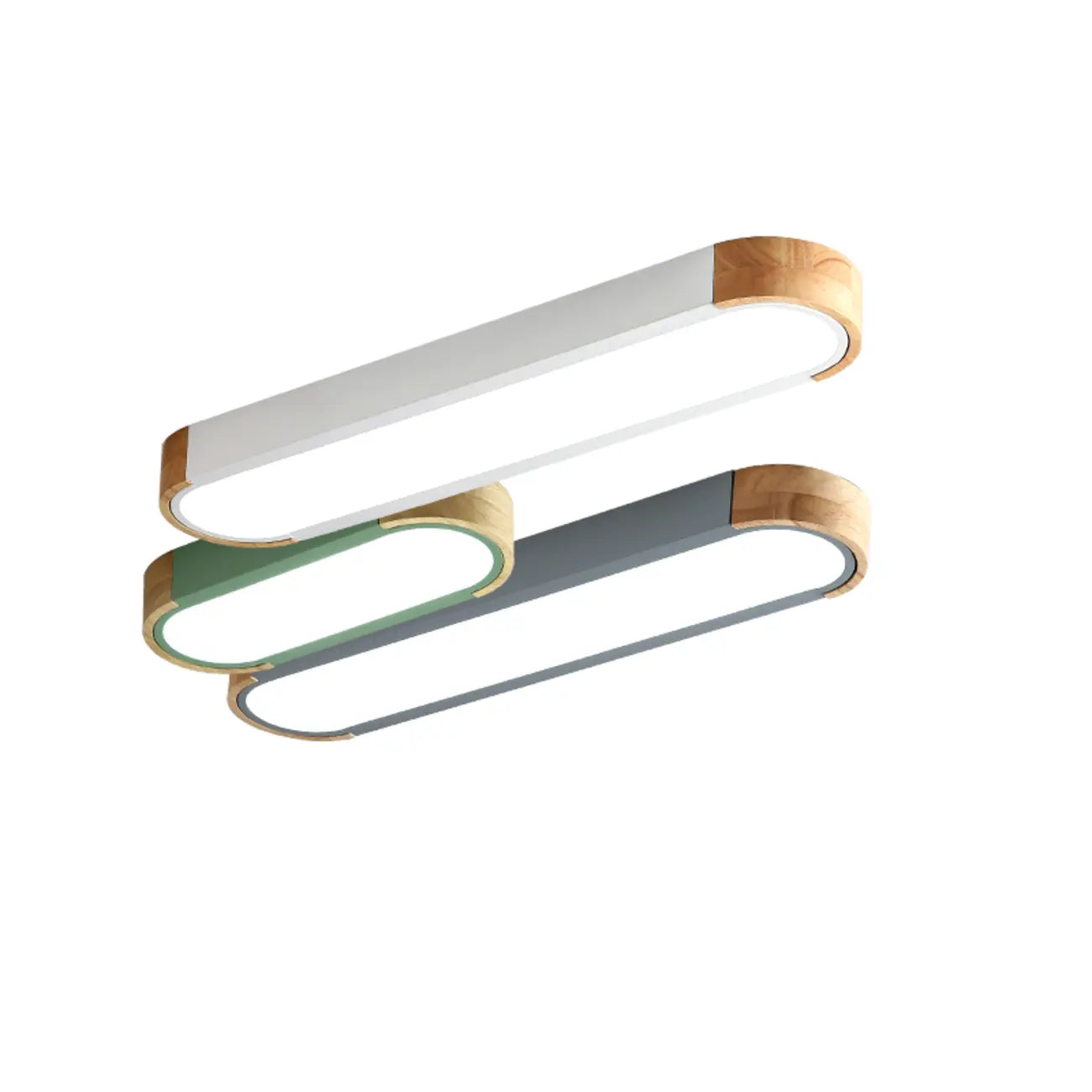 Plafonnier LED moderne encastré pour espaces résidentiels