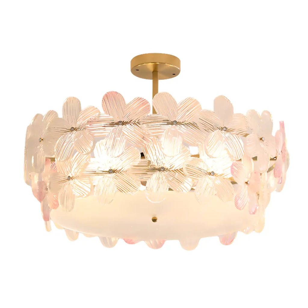 Plafonnier élégant en forme de fleur pour la décoration intérieure