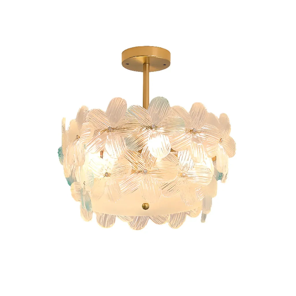 Plafonnier élégant en forme de fleur pour la décoration intérieure