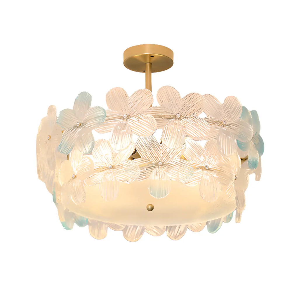 Plafonnier élégant en forme de fleur pour la décoration intérieure