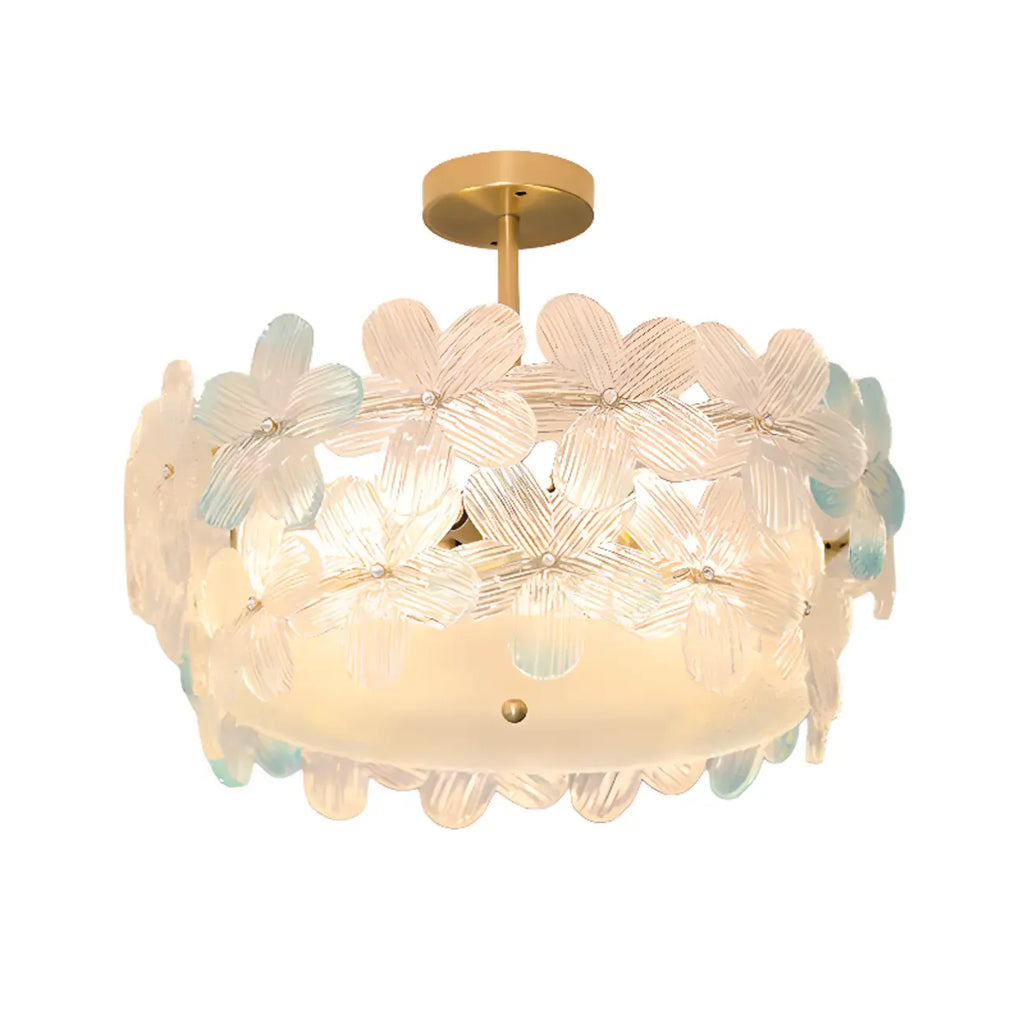 Plafonnier élégant en forme de fleur pour la décoration intérieure