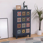 Meuble moderne du milieu du siècle avec motifs décoratifs pour la maison