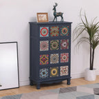 Meuble moderne du milieu du siècle avec motifs décoratifs pour la maison