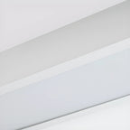 Plafonnier LED moderne encastré pour espaces résidentiels