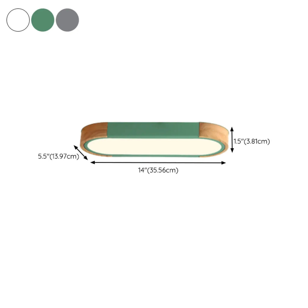 Plafonnier LED moderne encastré pour espaces résidentiels
