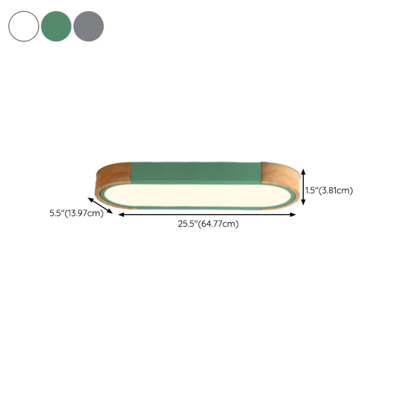 Plafonnier LED moderne encastré pour espaces résidentiels