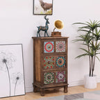 Meuble moderne du milieu du siècle avec motifs décoratifs pour la maison