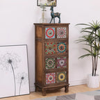 Meuble moderne du milieu du siècle avec motifs décoratifs pour la maison