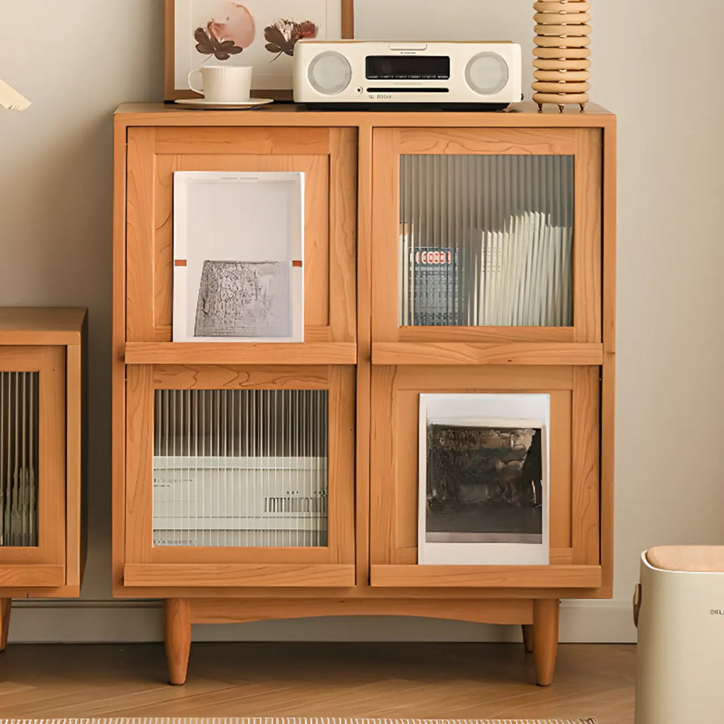Bibliothèque standard en bois pour la maison, finition naturelle