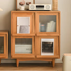 Bibliothèque standard en bois pour la maison, finition naturelle