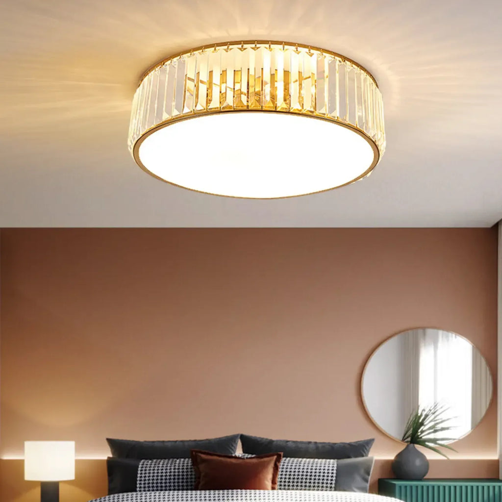 Lampadario di cristallo da 19 a 20 pollici per soggiorno moderno