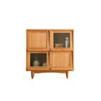 Bibliothèque standard en bois pour la maison, finition naturelle