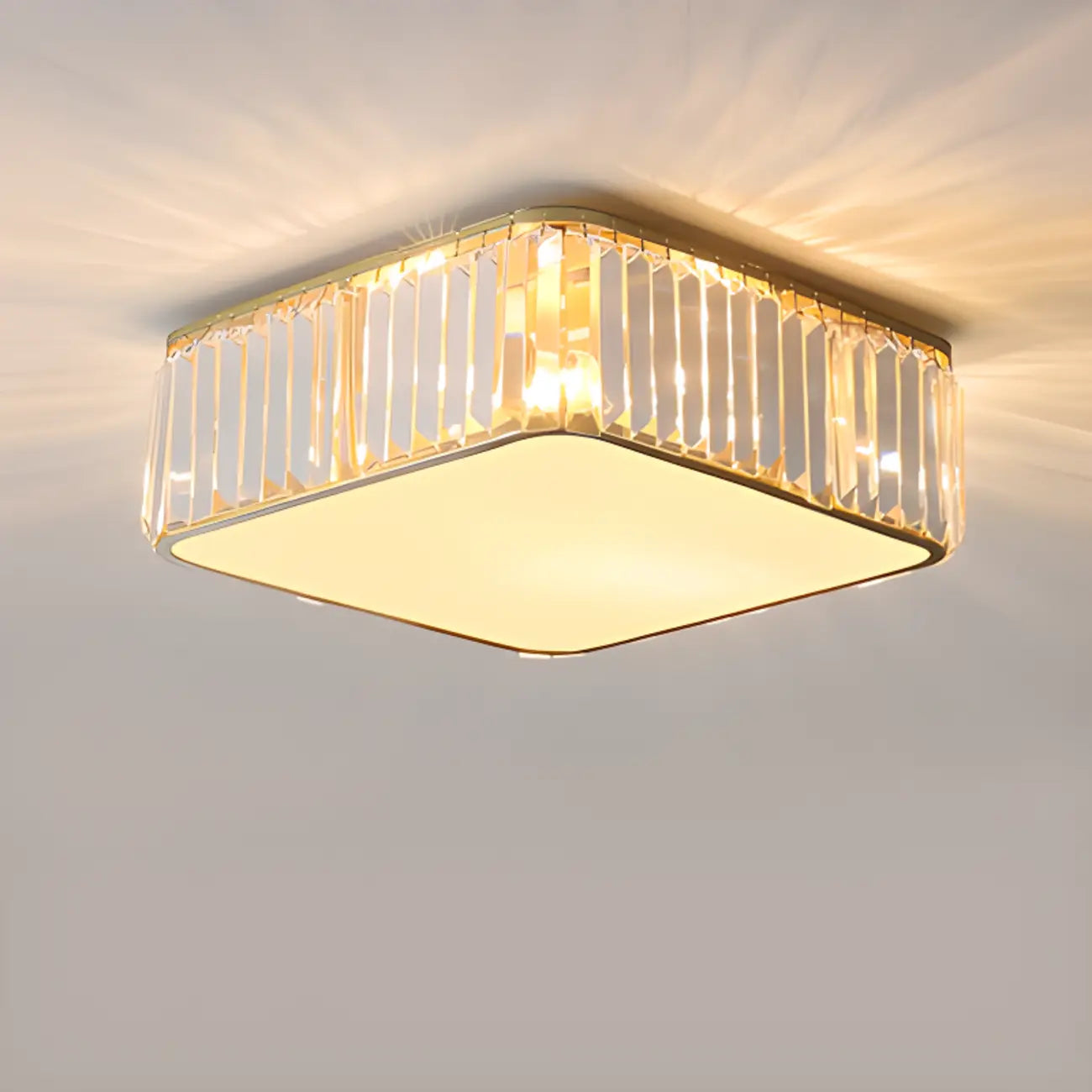Lampadario di cristallo da 19 a 20 pollici per soggiorno moderno