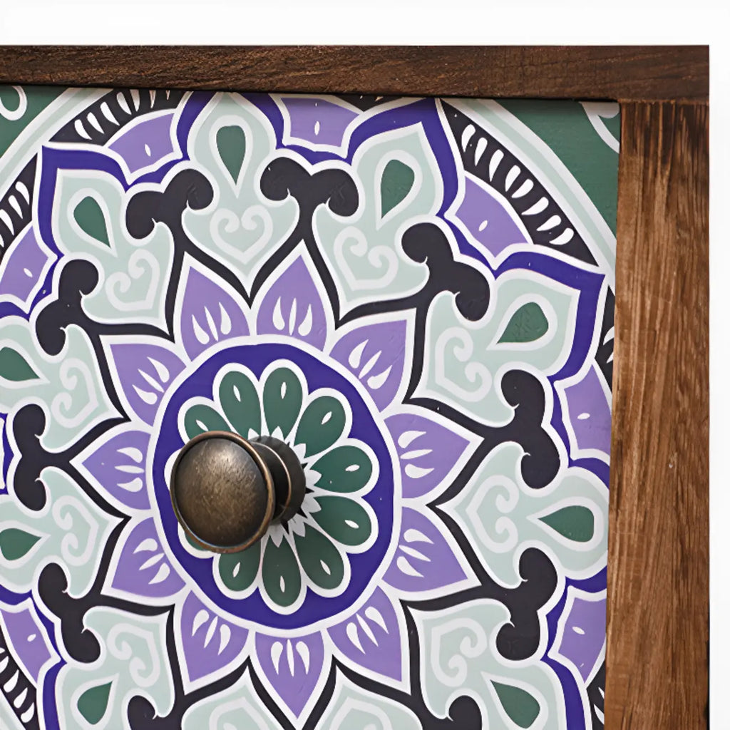 Meuble moderne du milieu du siècle avec motifs décoratifs pour la maison
