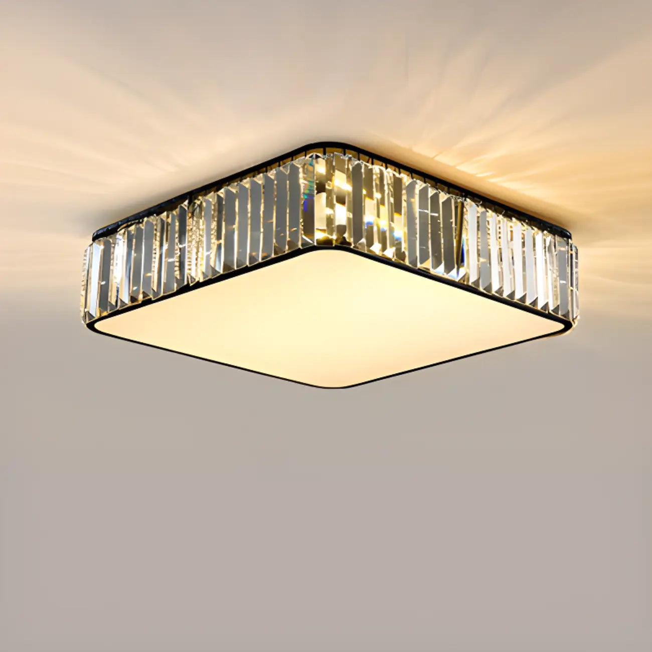 Lampadario di cristallo da 19 a 20 pollici per soggiorno moderno