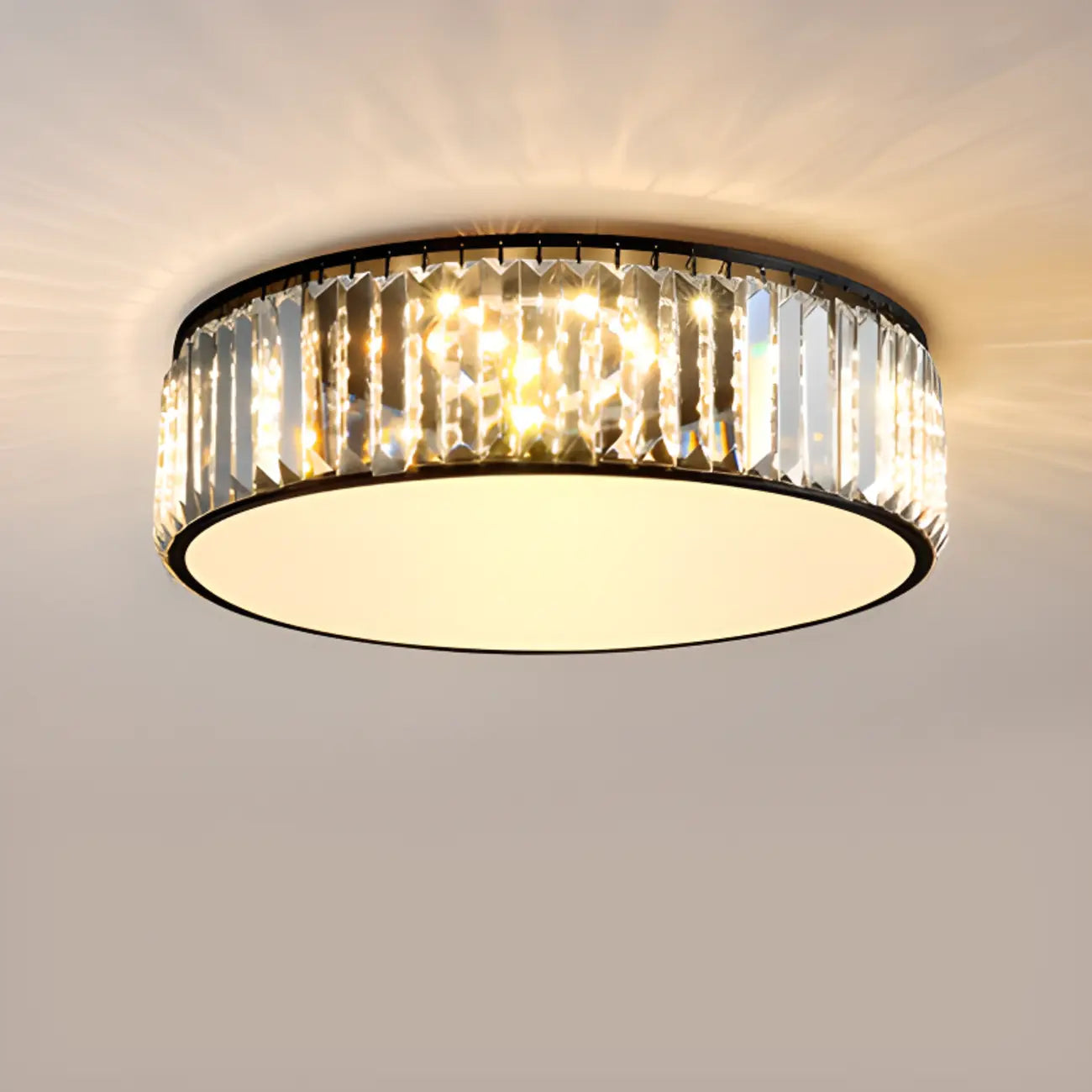 Lampadario di cristallo da 19 a 20 pollici per soggiorno moderno