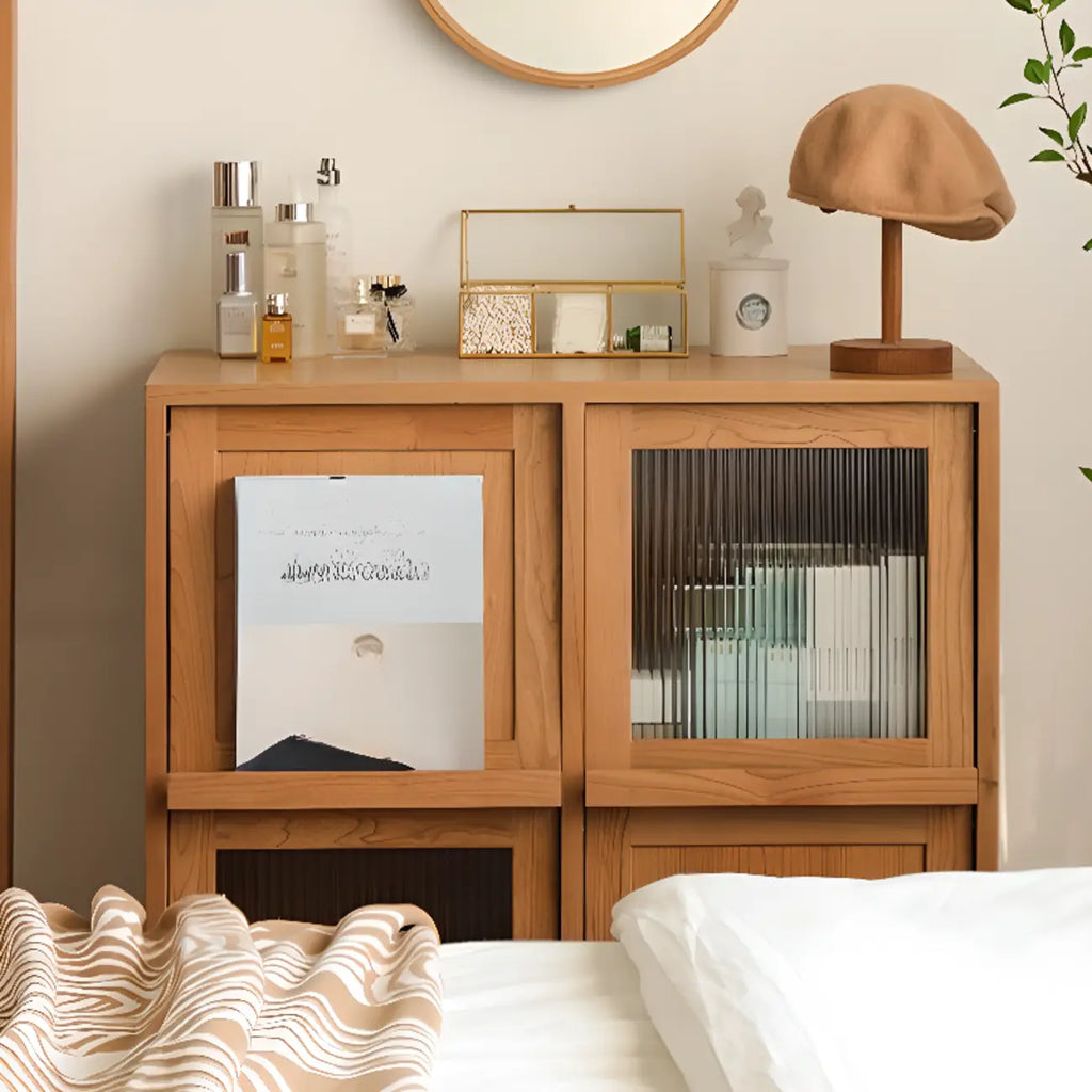 Bibliothèque standard en bois pour la maison, finition naturelle