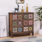 Meuble moderne du milieu du siècle avec motifs décoratifs pour la maison