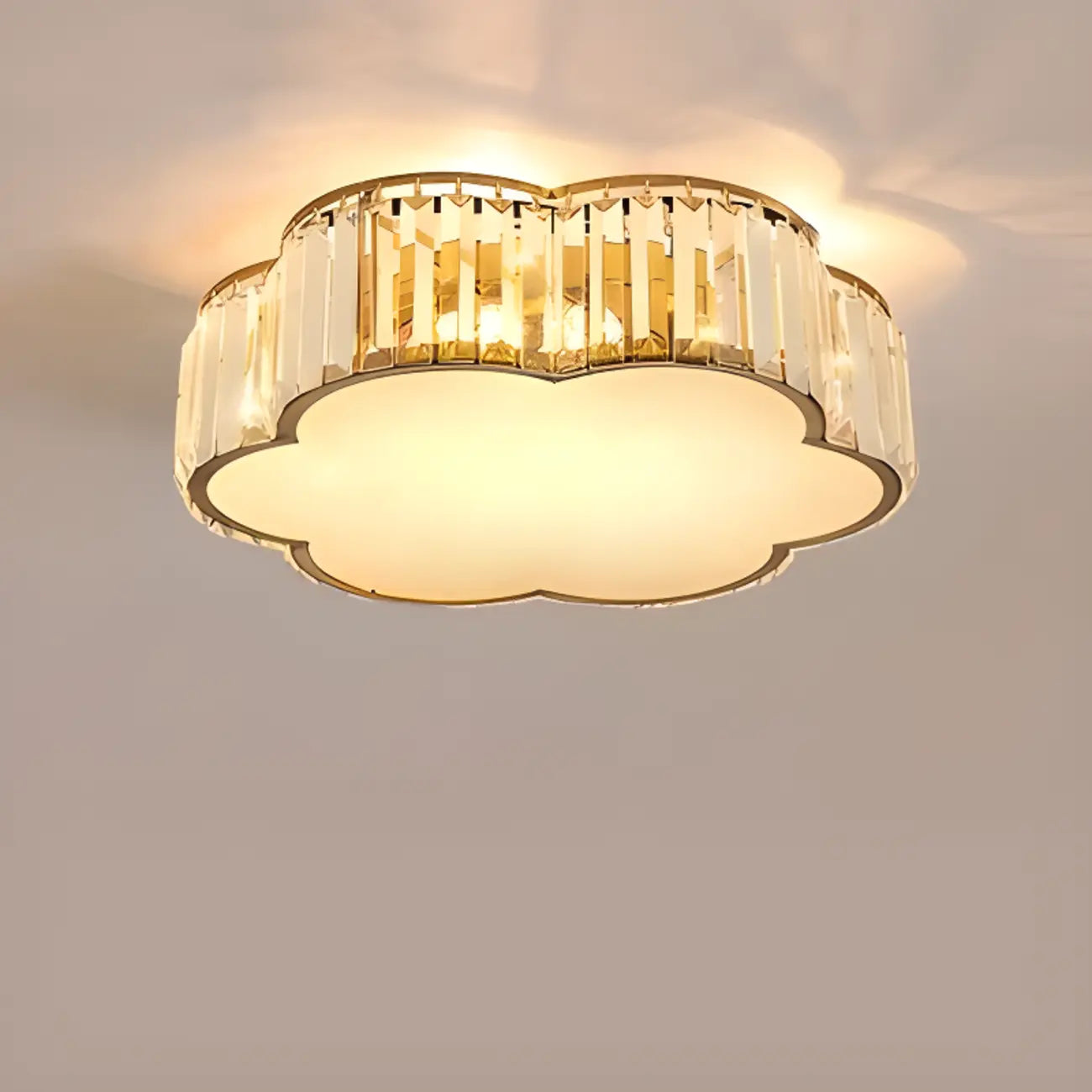Lampadario di cristallo da 19 a 20 pollici per soggiorno moderno