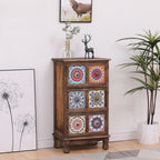 Meuble moderne du milieu du siècle avec motifs décoratifs pour la maison