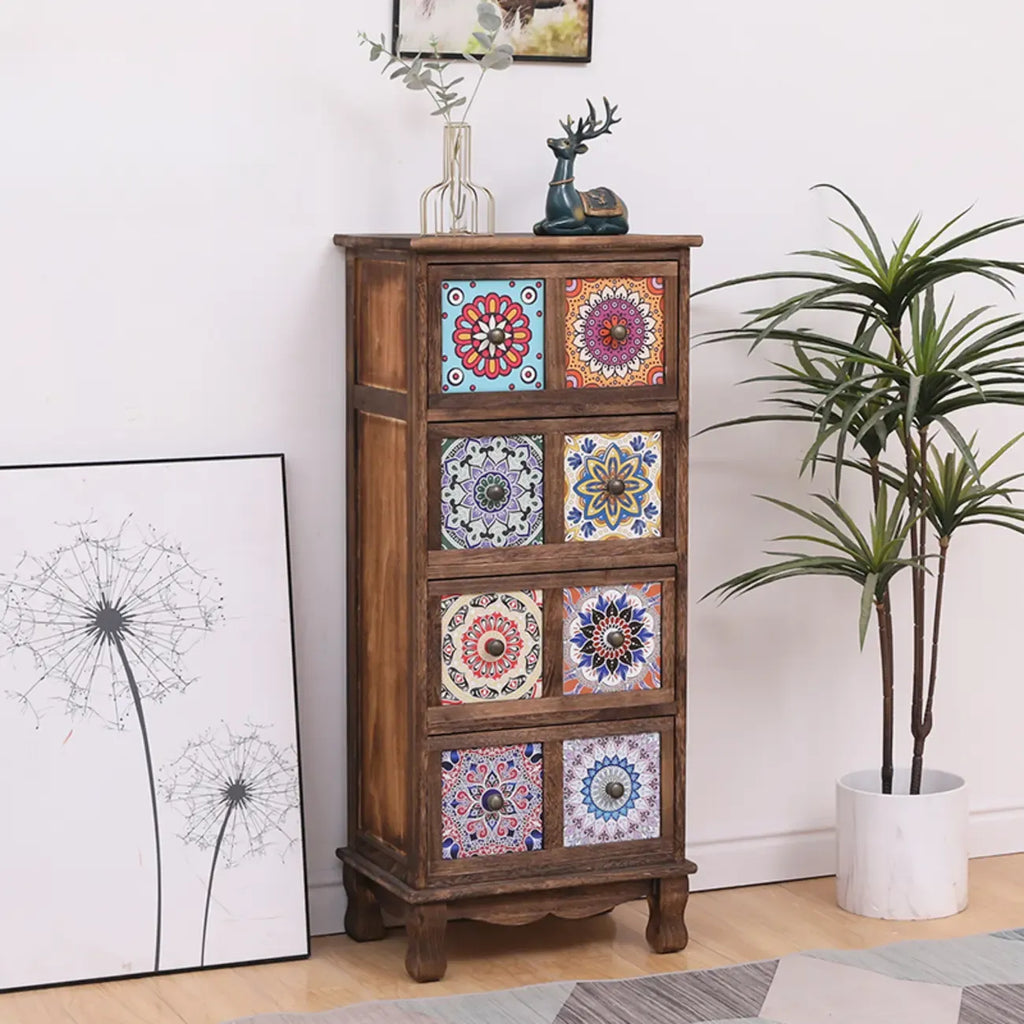 Meuble moderne du milieu du siècle avec motifs décoratifs pour la maison