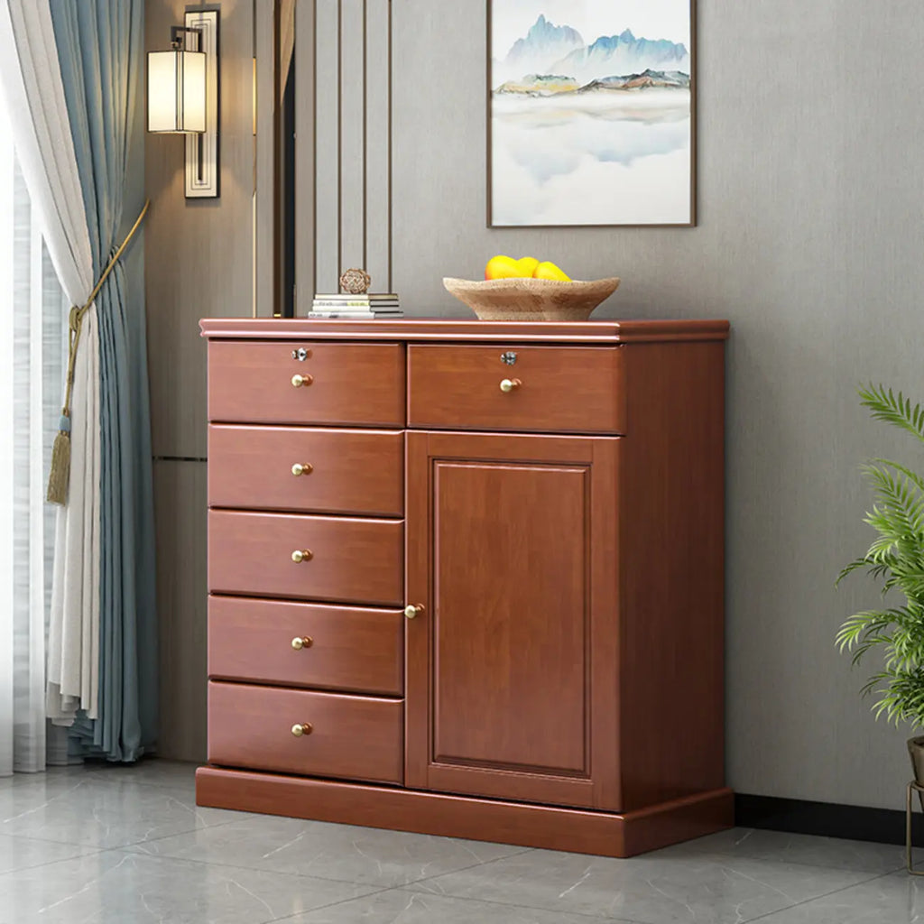 Grand meuble de rangement moderne et polyvalent en bois gris