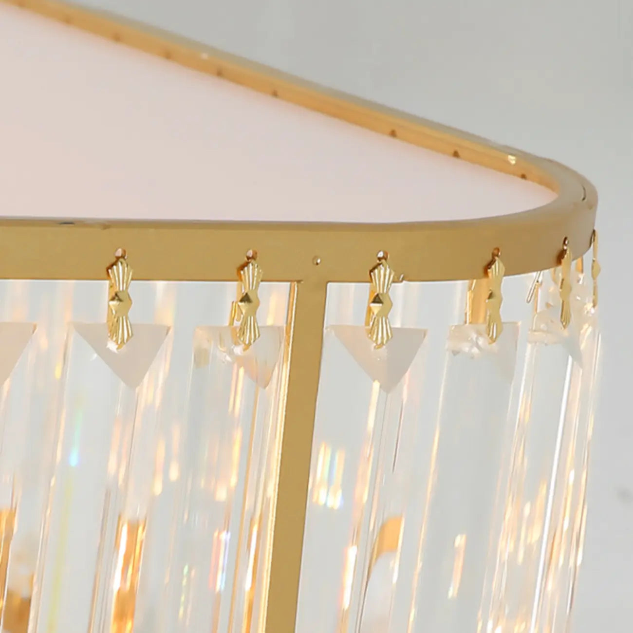 Lampadario di cristallo da 19 a 20 pollici per soggiorno moderno