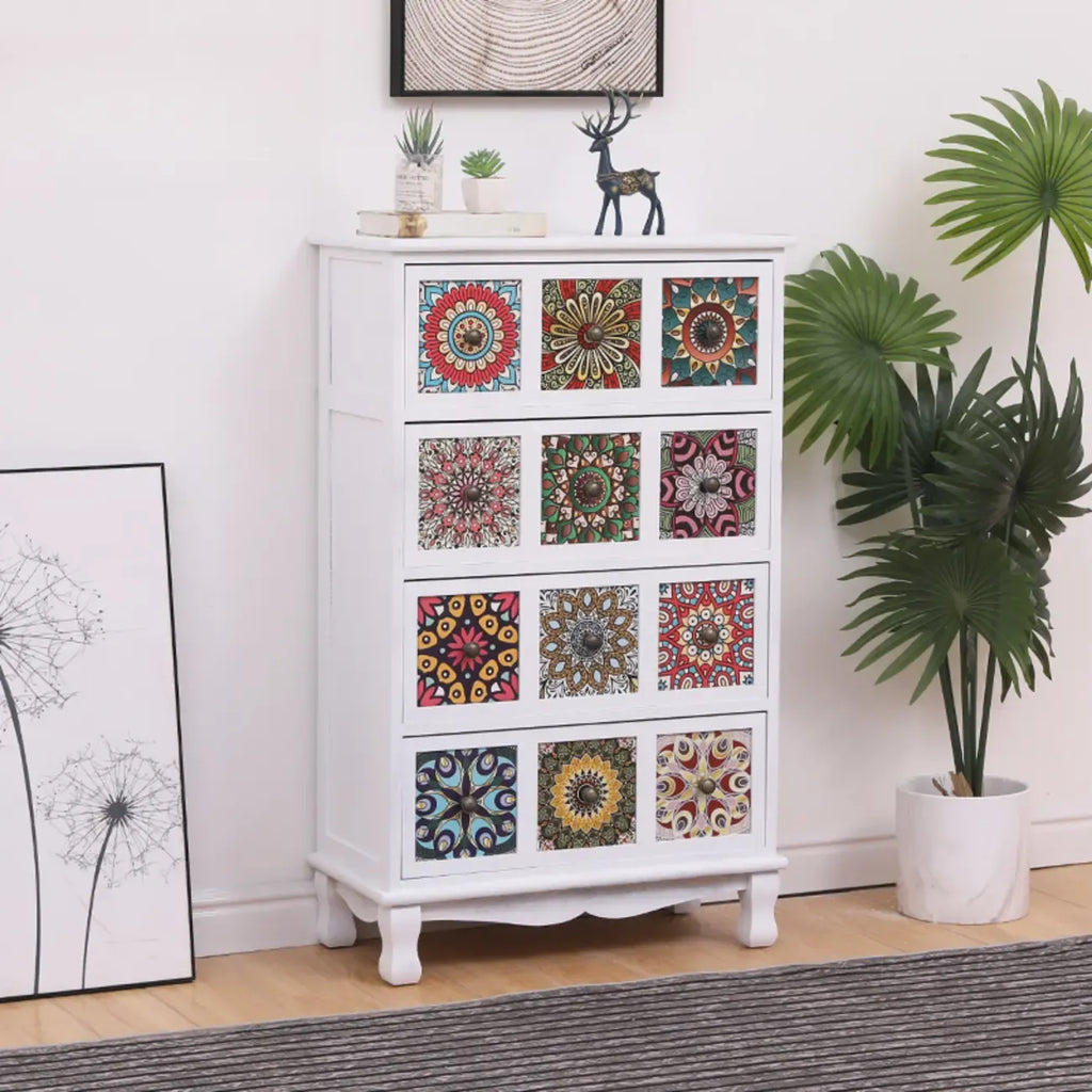Meuble moderne du milieu du siècle avec motifs décoratifs pour la maison