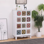 Meuble moderne du milieu du siècle avec motifs décoratifs pour la maison