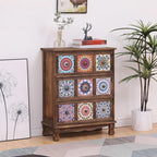 Meuble moderne du milieu du siècle avec motifs décoratifs pour la maison