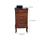 Meuble d'appoint en bois massif de style Mid-Century pour le rangement de la chambre