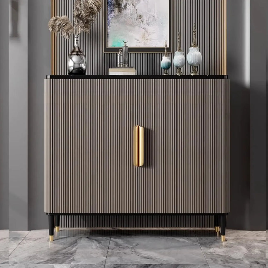 35.5 Glam Mobiletto d'Appoggio in Legno per l'Arredamento del Soggiorno