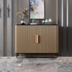 35.5 Glam Mobiletto d'Appoggio in Legno per l'Arredamento del Soggiorno